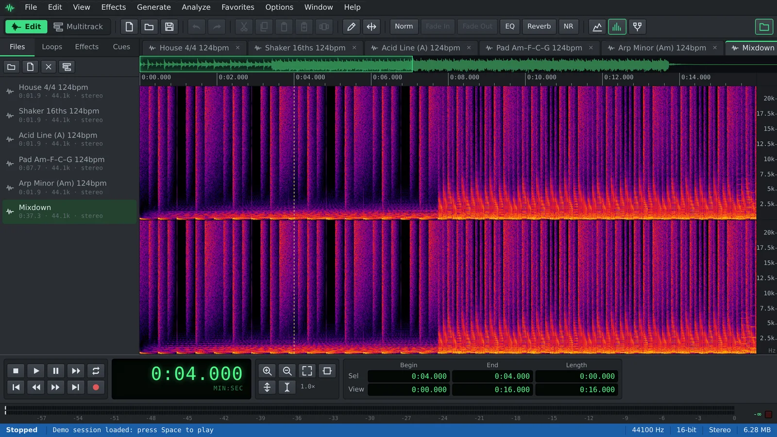 Auditius spectral view